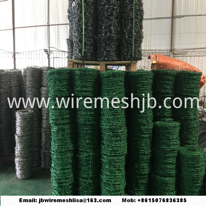 Galvanized and PVC Coated Barbed Wire